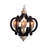 Wood Chandelier 6 - Light-162215592