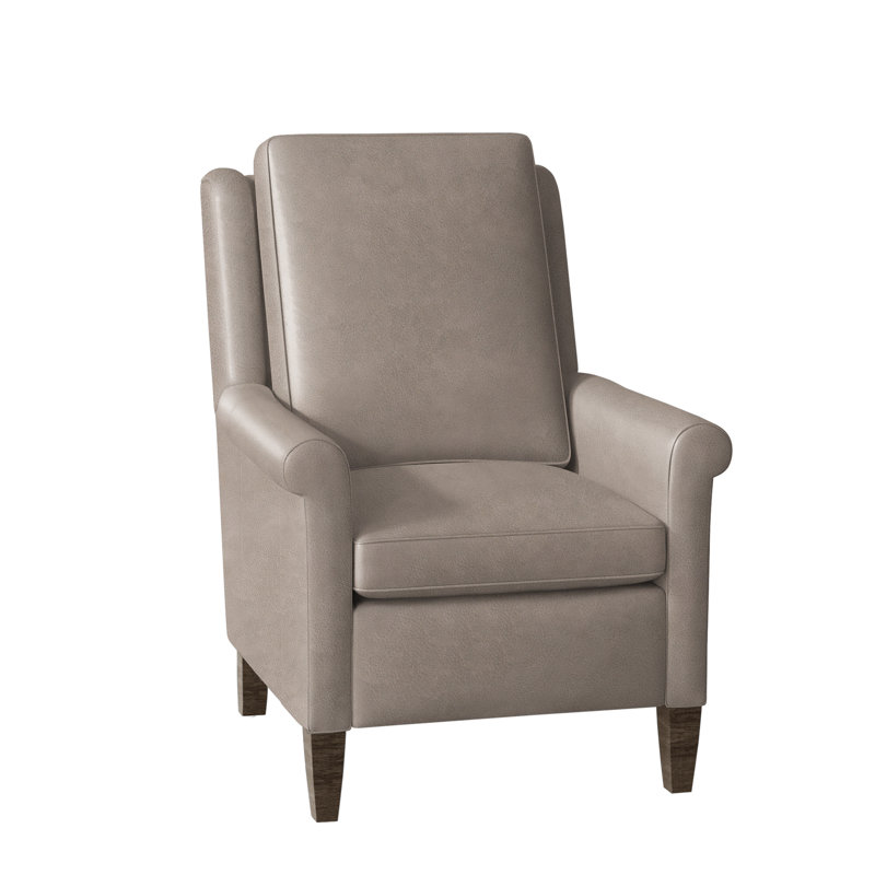 Timber Recliner, Anilina Cacao Genuine Leather, Cobblestone, Power