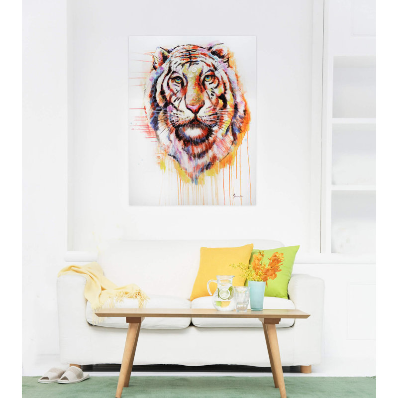 Acrylic Painting Royal Bengal Tiger