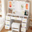 Elowen Dressing Table With Mirror & Lights
