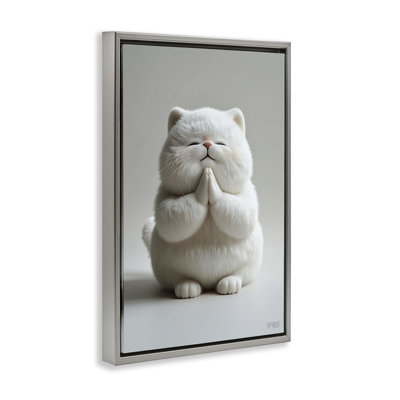 «Fluffy Praying Cat» par Roozbeh Bahramali