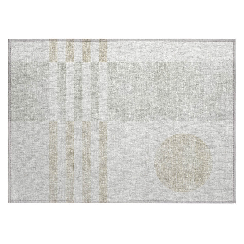 Machine Washable Indoor/Outdoor Amanda ACN2131 Geometric Rug, Rectangle 1'8" x 2'6"