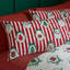 Christmas Vintage Stripe Reversible Duvet Cover Set-130248649