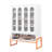 Cann Double Door Shoe Cabinet With Magnetic Adjustable Shelves, 15Cm Airflow, And Ergonomic Steel Handle Modern Minimalist 3 - Position Back Fixing Hole-121163564