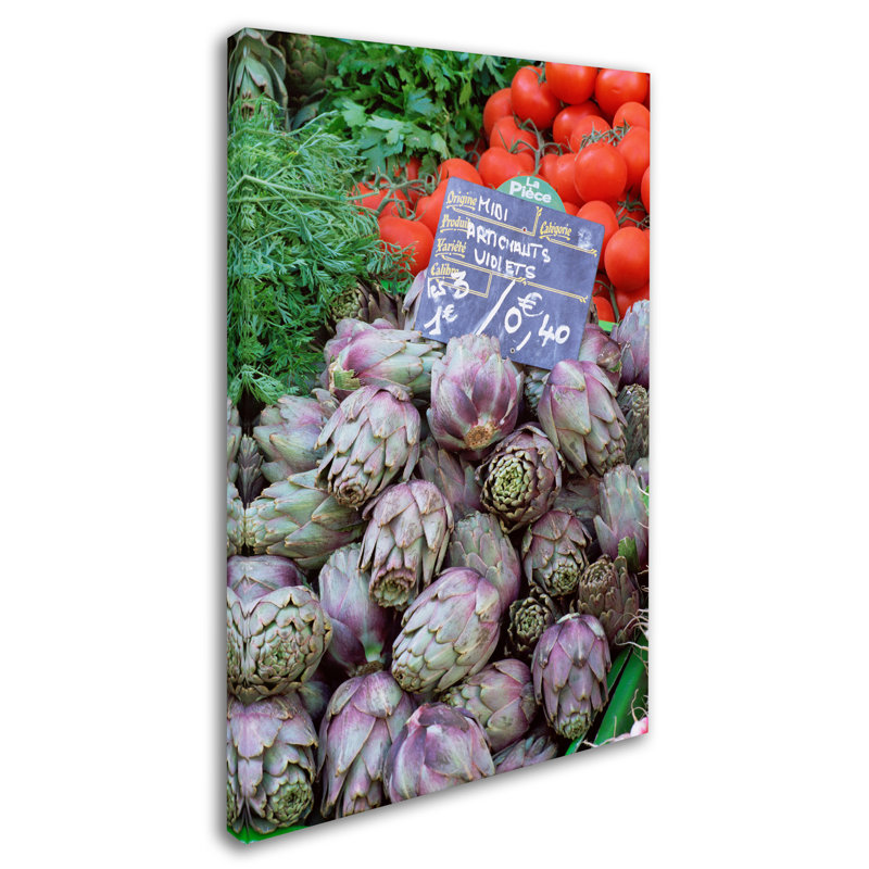 Ann "Artichokes", reproduction de photo sur toile tendue, H 24 po x l 16 po