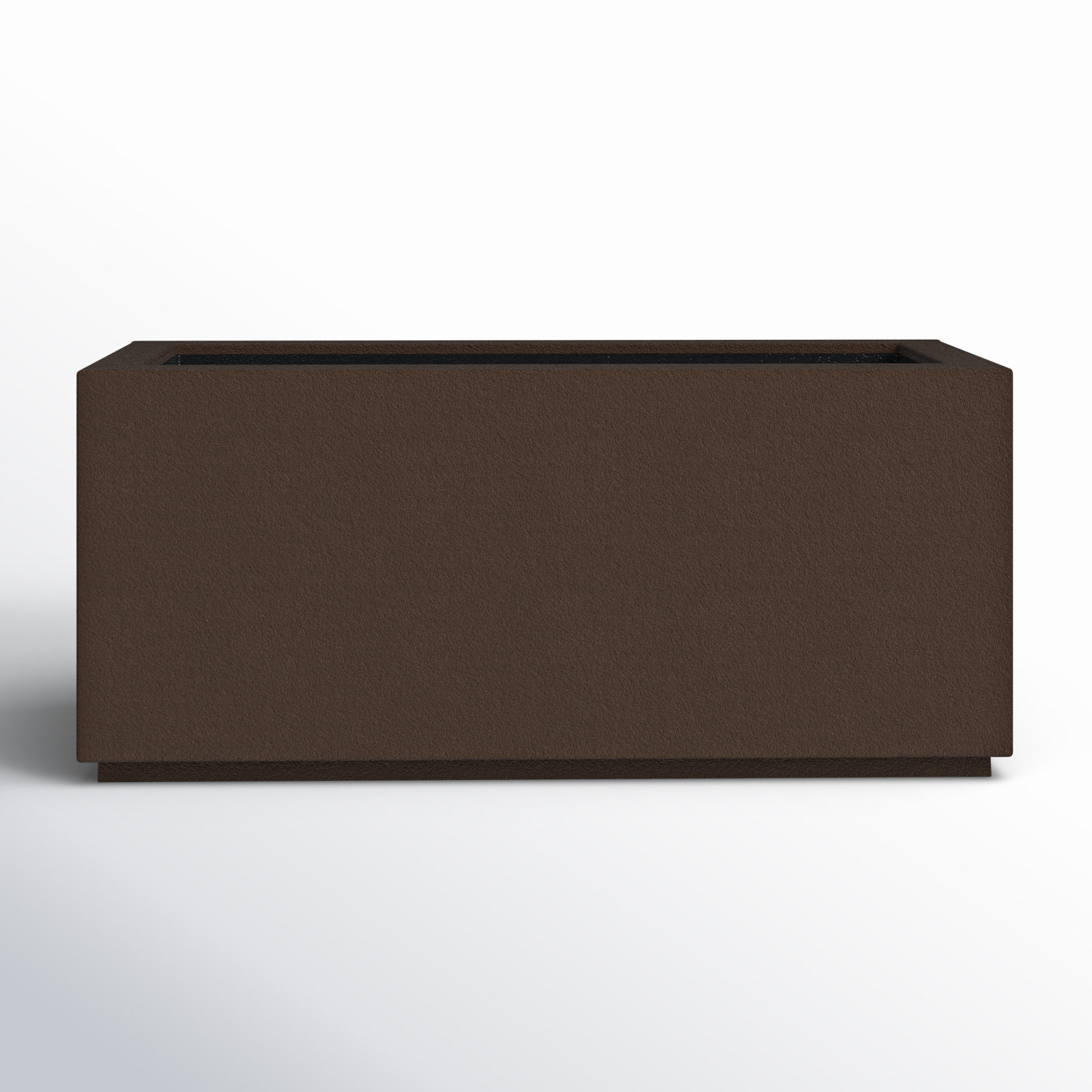 Gita 36" Planter Box, Chocolate Brown