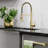 ZLINE Palisades Pull Down Spring Spray Wand Kitchen Faucet in Champagne Bronze-117509143