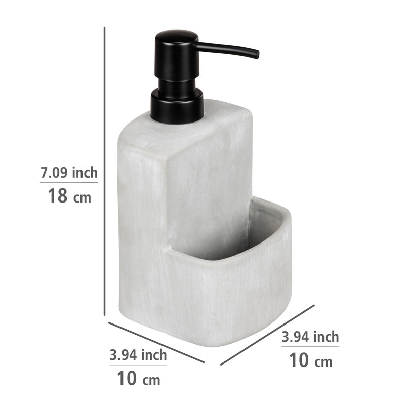 Andele Soap / Lotion Dispenser, Concrete