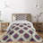 Rustic Polyester Geometric Shapes Coverlet-41894042
