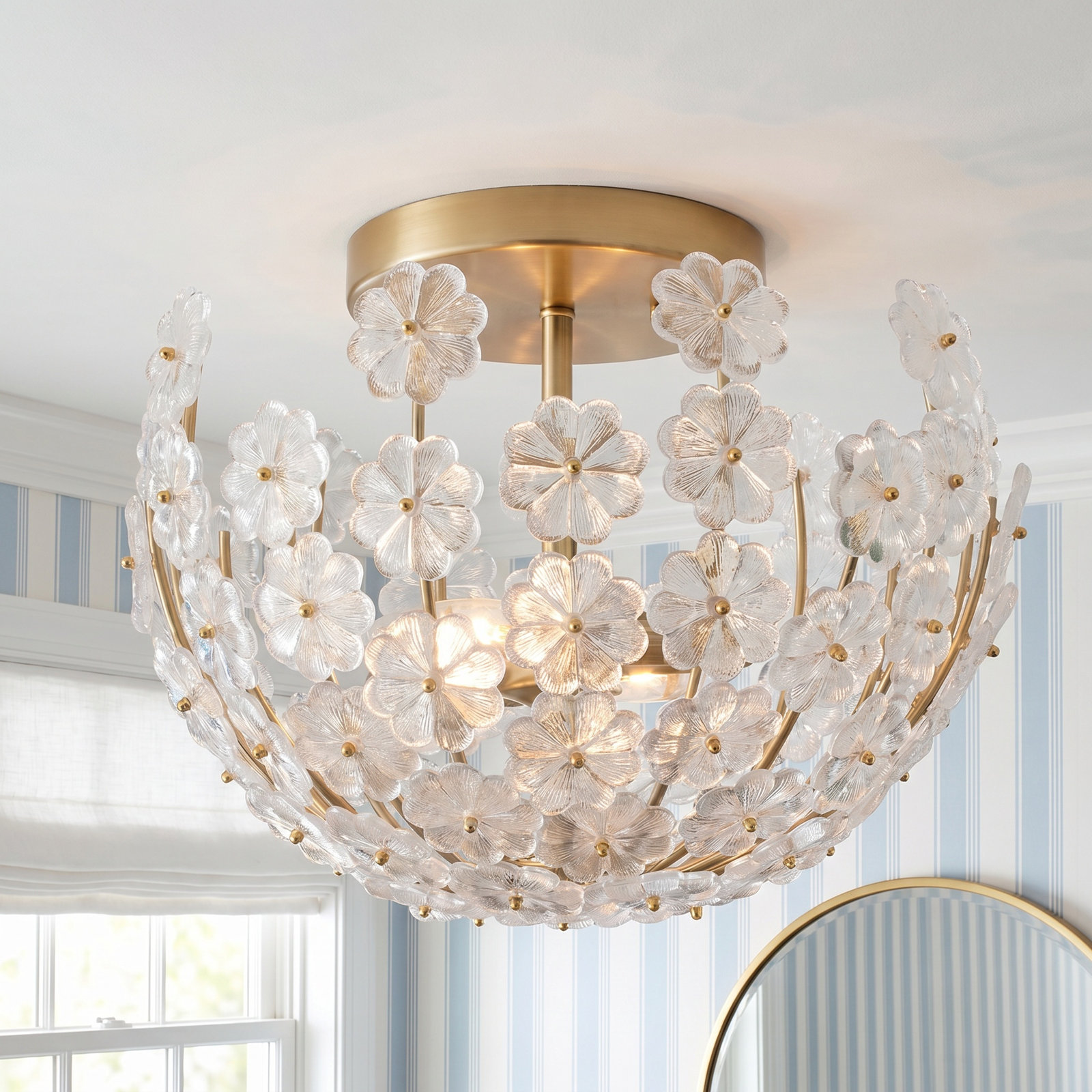 Charlotte 2-Light Semi Flush Mount