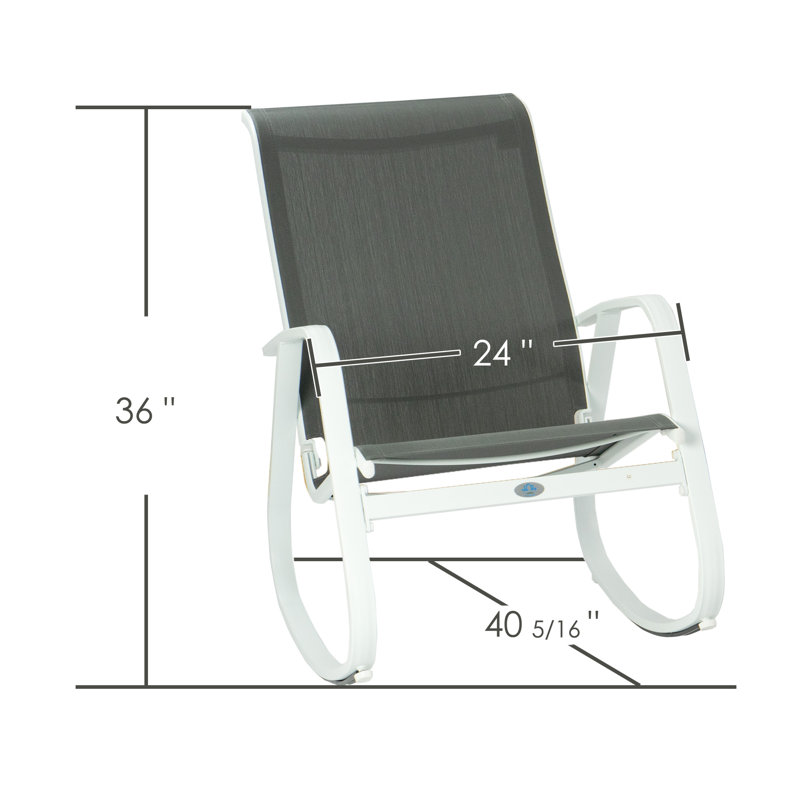 Wicker Outdoor Chair, Gray