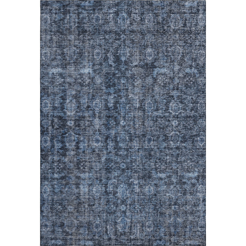 Premium Machine Washable Ducote AMF1145 Damask Rug, Rectangle 2'6" x 3'10"