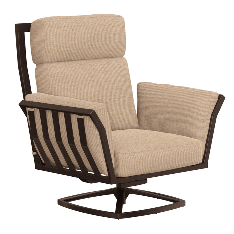 Aris Outdoor Rocker Chair, Copper Creek, Flagship Stone Sunbrella®