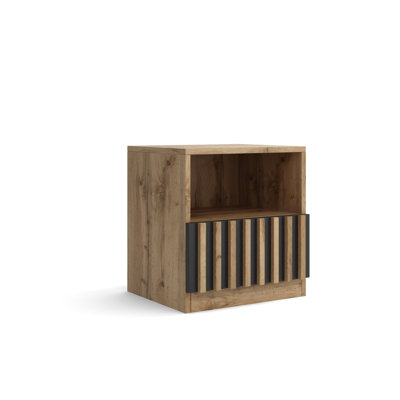 45cm W Laminate Bedside Table