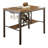 Keamber Rectangular with Iron Base Dining Table