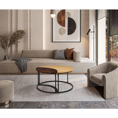 Table basse gigogne 2 pièces Amarilis