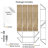 Galia 4 Piece Tiered Paulownia Tiered Shelf