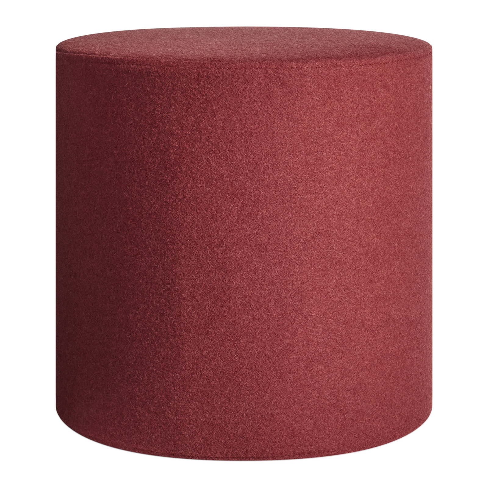 Bumper Upholstered Pouf, Vesper Brick