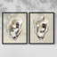 «Oyster Shell Study I», reproduction encadrée de qualité supérieure - prête à être accrochée - aucun clou requis - aucun clou requis-1931206204-1931206207