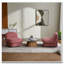 Fauteuil d'appoint pivotant en velours-2084246414