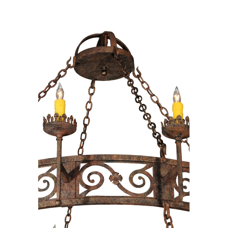 Rustic Lodge 16 - Light Chandelier