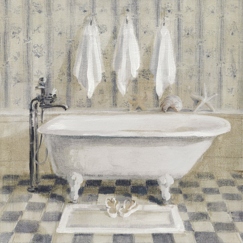 Baignoire victorienne Bath IV White, H 36 po x l 36 po