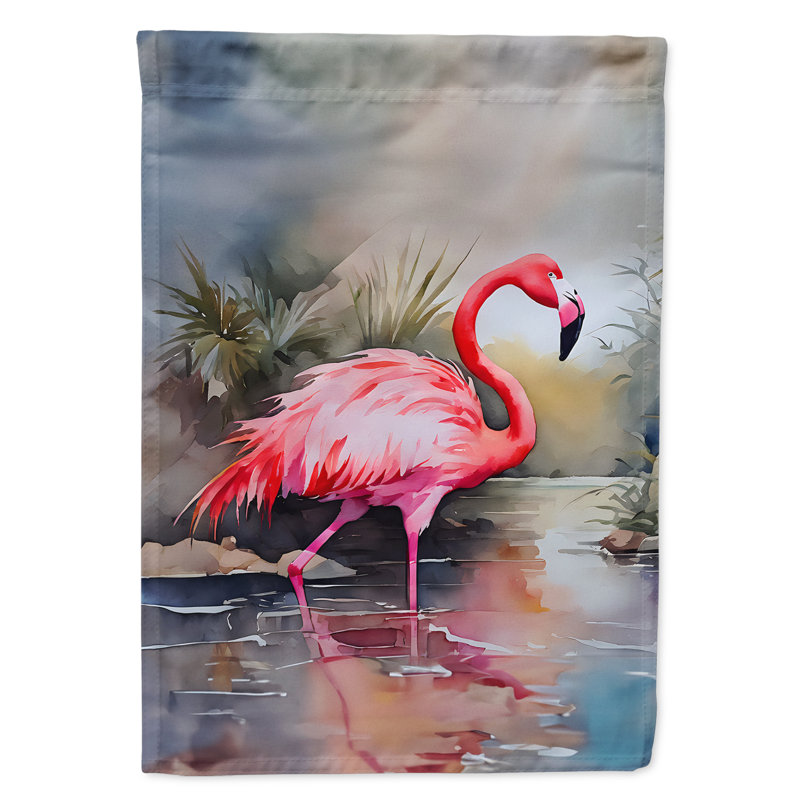 Drapeau de jardin double en polyester H 15,5 po x l 11,25 po