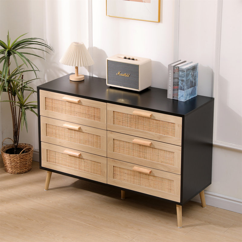 110cm W 6 - Drawer Chest of Drawers