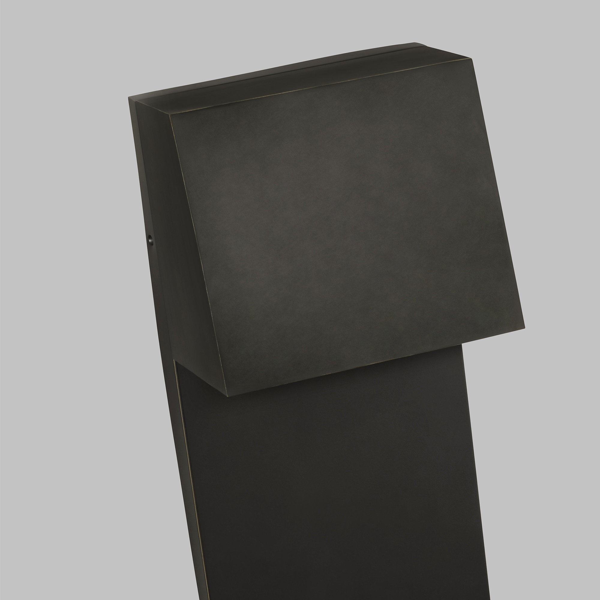 Canto Outdoor Aluminum LED Wall Light, 25" H x 10" W x 6.38" D, Antique Bronze