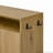 U_Style Livingroom Cabinet with Shoe Bench, 2 Doors and 3-Tier Adjustable Shelves, Entryway Bench with 4 Open Shoe Racks and Removeble Cushion, Storage Console Table with Wavy Slatted Door and Hooks-330365332