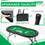 AVAWING 72'' 8 - Player Foldable Poker Table-100483024