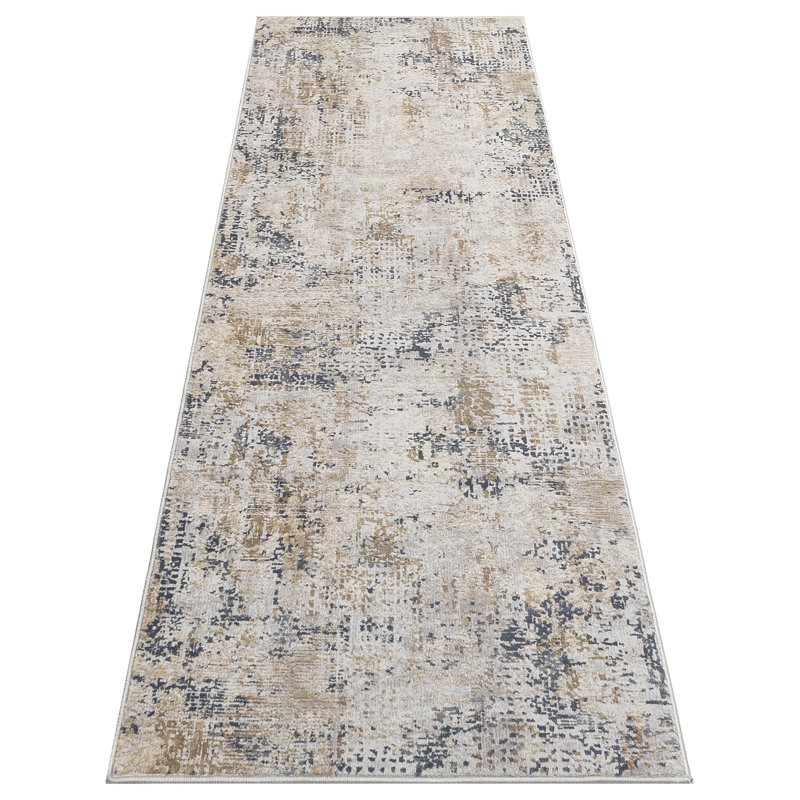 Compas Abstract Area Rug, Runner 80 x 240cm