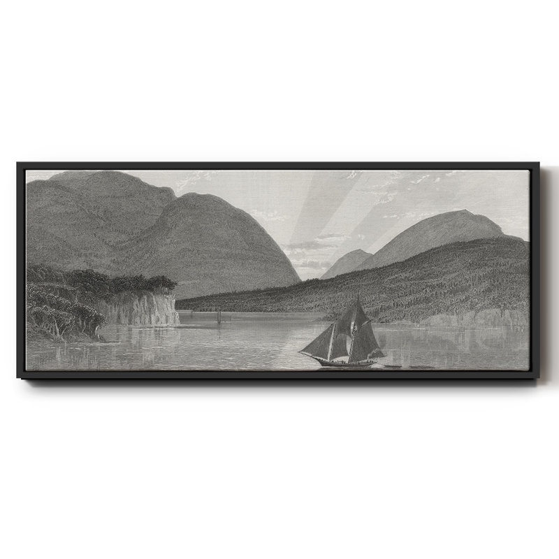 Mont Desert, côte du Maine - toile encadrée, H 24 po x l 60 po