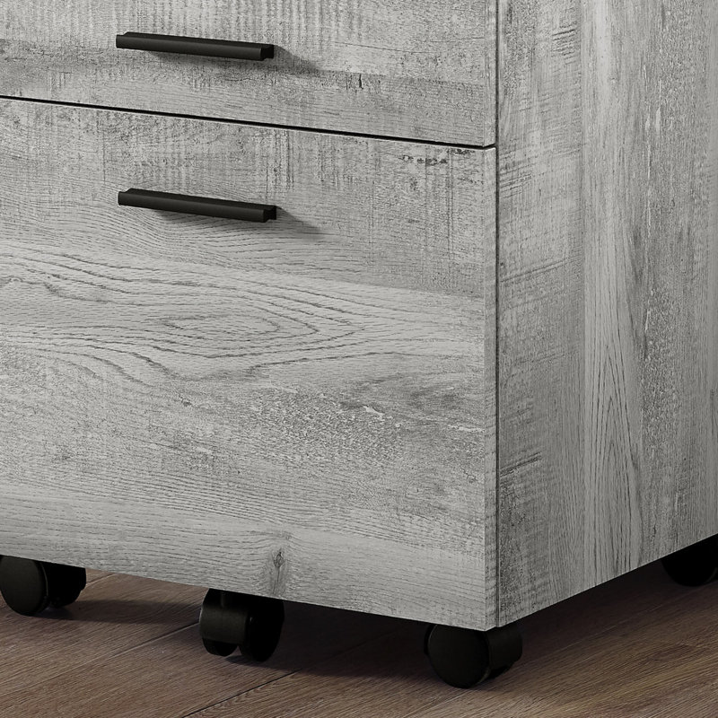Classeur, mobile à roulettes, tiroirs de rangement, support pour imprimante, bureau, travail, stratifié, contemporain, moderne