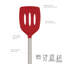 Tovolo Silicone Slotted Turner SS Handle-861345458