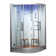 47'' W 89'' H Framed Round Double Slide Shower Enclosure