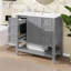 Meuble-lavabo de 36 po avec lavabo, une armoire et trois tiroirs, armoire de rangement avec portes