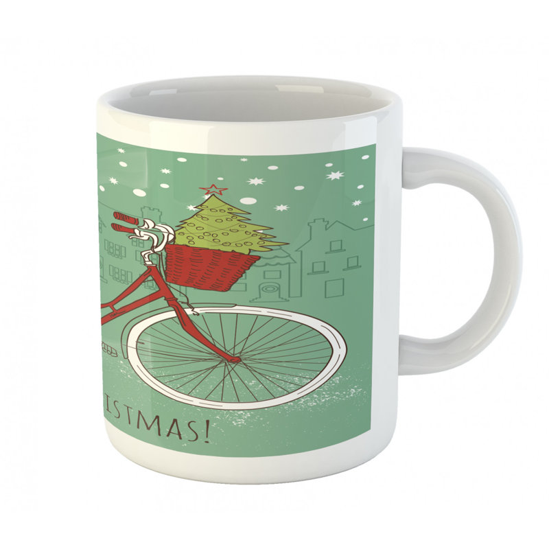 Grande tasse à café vélo
