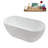 62.2'' x 28.7'' Freestanding Soaking Acrylic Bathtub-95288340
