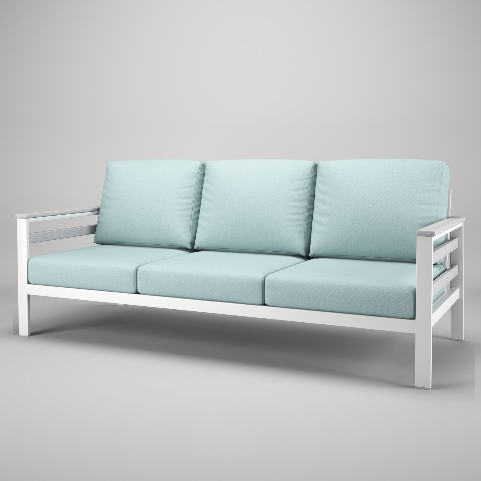 Townsend 80" Sunbrella® Patio Sofa, Bliss Dew