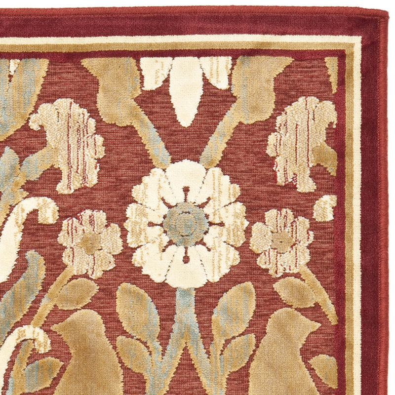 Saint-Michel Performance Floral Rug, Rectangle 2'7" x 4'
