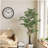 69" Artificial Ficus Tree with Black Plastic Pot