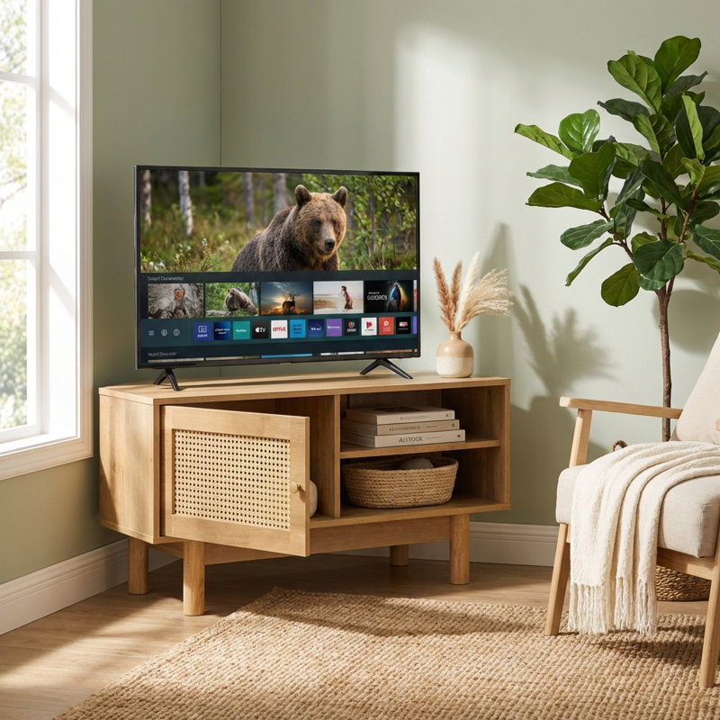 Corner TV Stand for TVs up to 49"