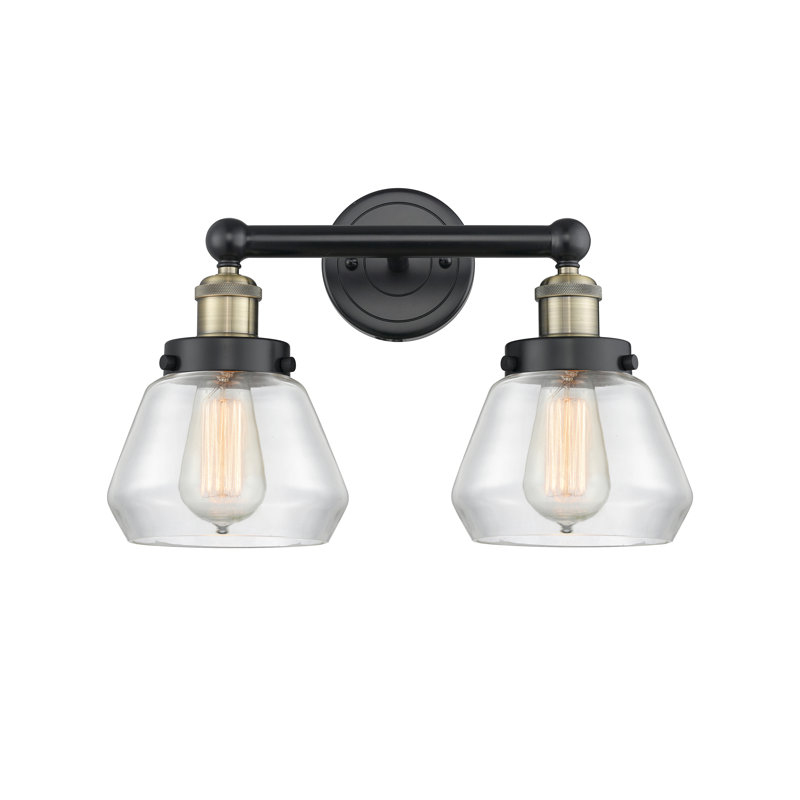 Rivka 2 - Light Dimmable Vanity Light, Clear, Black Antique Brass