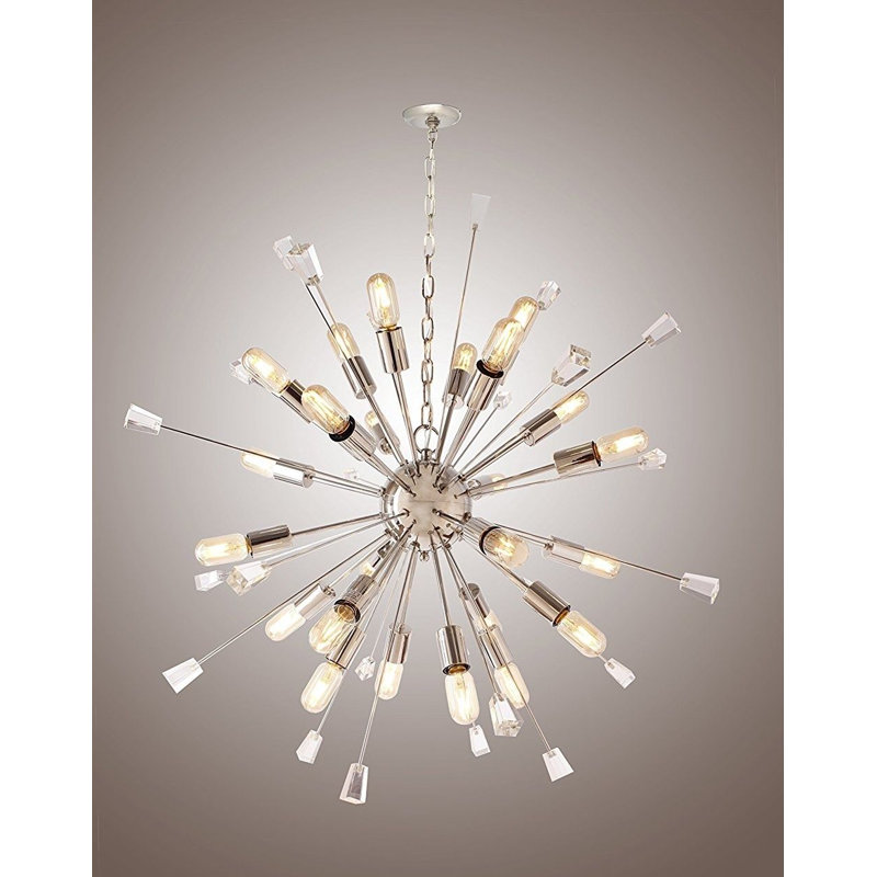 Lustre sphère spoutnik 12 lumières Wetzel