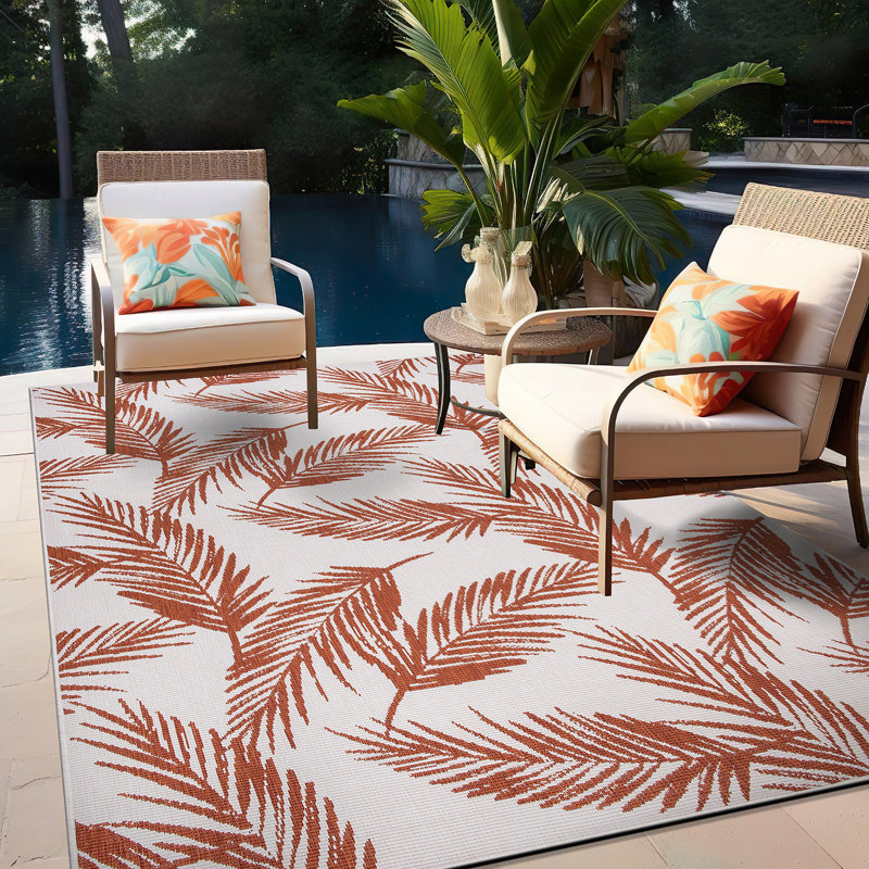 Tapis intérieur / extérieur Benavidez, Rectangle 5 pi x 7 pi