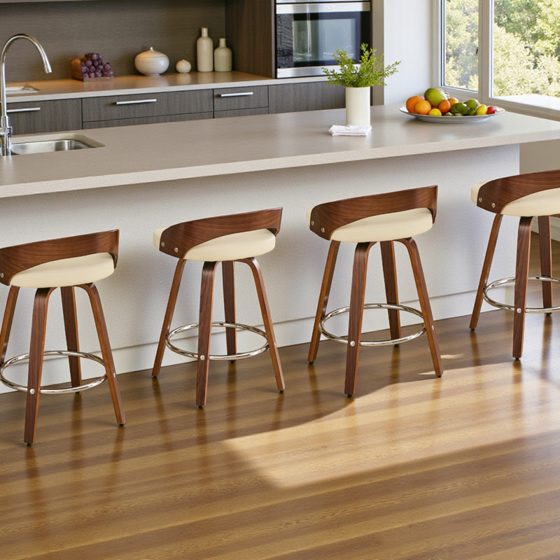 Tabouret de bar 25 po Mahtab, Beige
