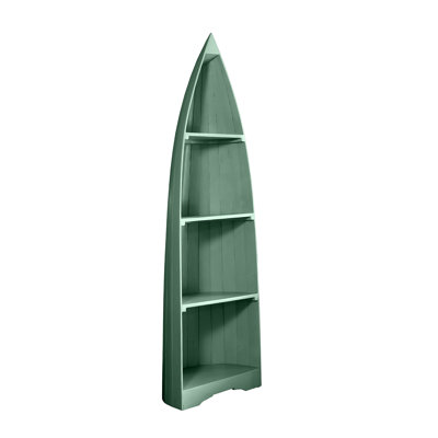 Chichaoua Solid Wood Boat Bookcase