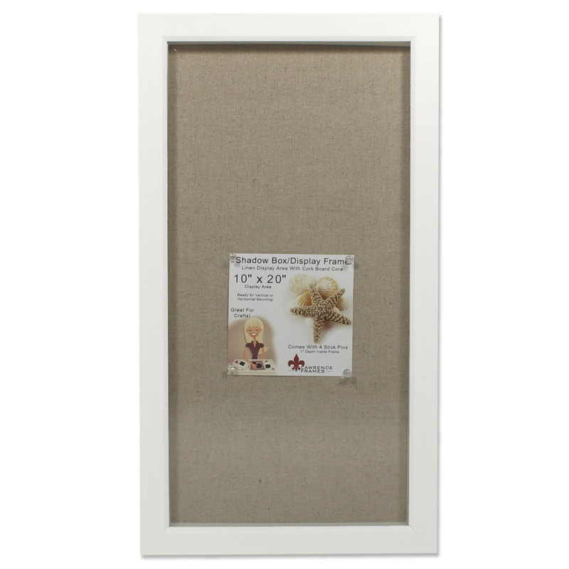 Ingulu Matte Shadow Box Picture Frame, 11" x 14", White