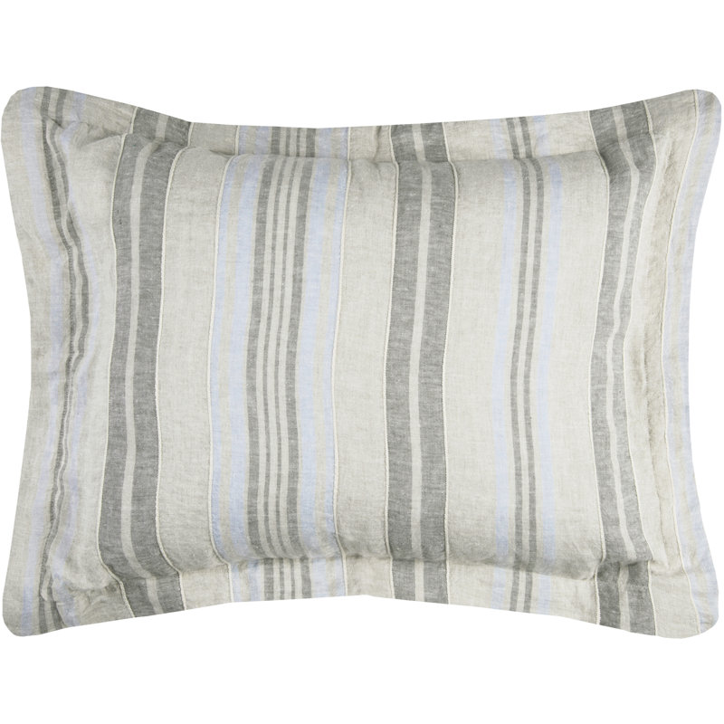 Terrance 100% Linen Striped Duvet Cover